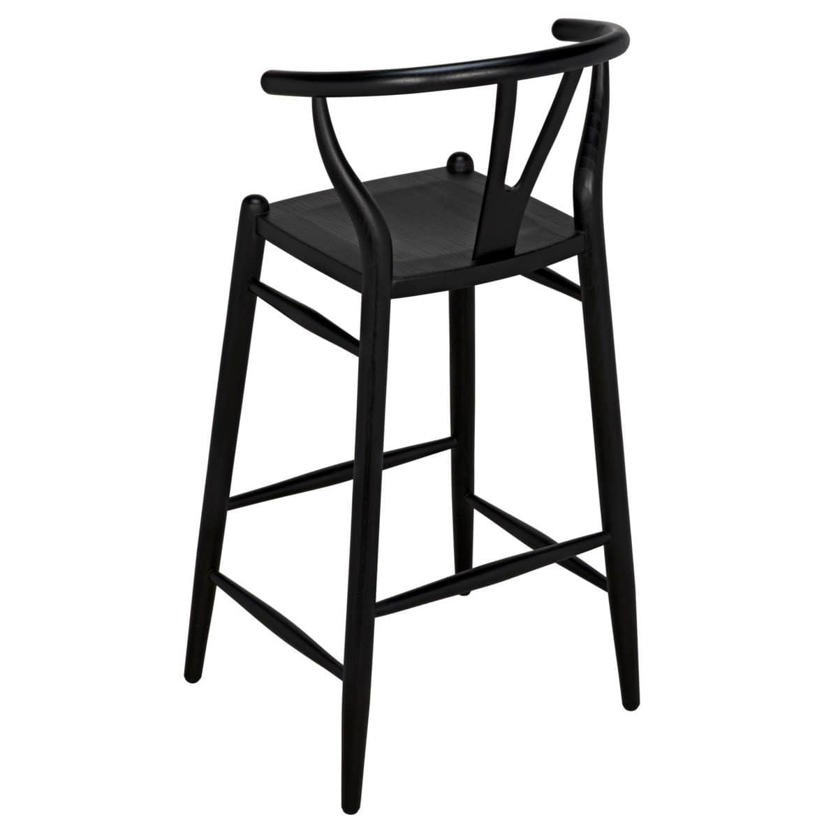 Noir Zola Bar & Counter Stool Furniture