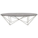 Oly Studio George Cocktail Table- Clear with Silvering Furniture Oly-George-Cocktail-Table-Silver