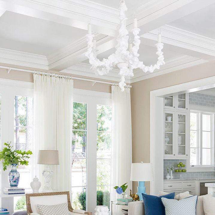 Oly Studio Klemm Chandelier - Frost White Lighting Oly-Klemm-Chandelier-White