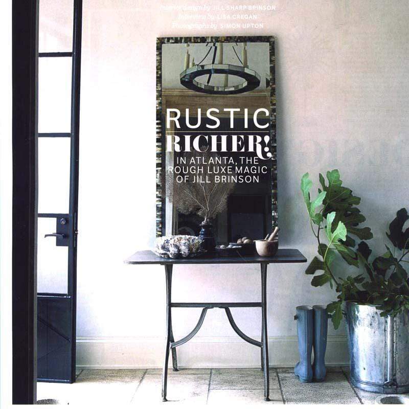 Oly Studio Pearl Mirror - Grey Mother of Pearl Wall