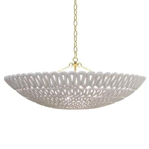 Oly Studio Pipa Bowl Chandelier Lighting Oly-Pipa-Bowl-Chandelier-Brass