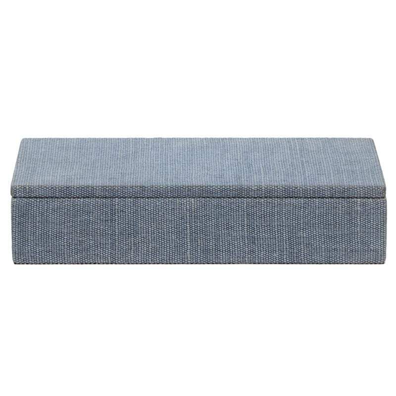 Pigeon & Poodle Blarney Large Jute Box - Set of 2 - Light Blue Pillow & Decor pigeon-poodle-blarney-large-jute-box-blue