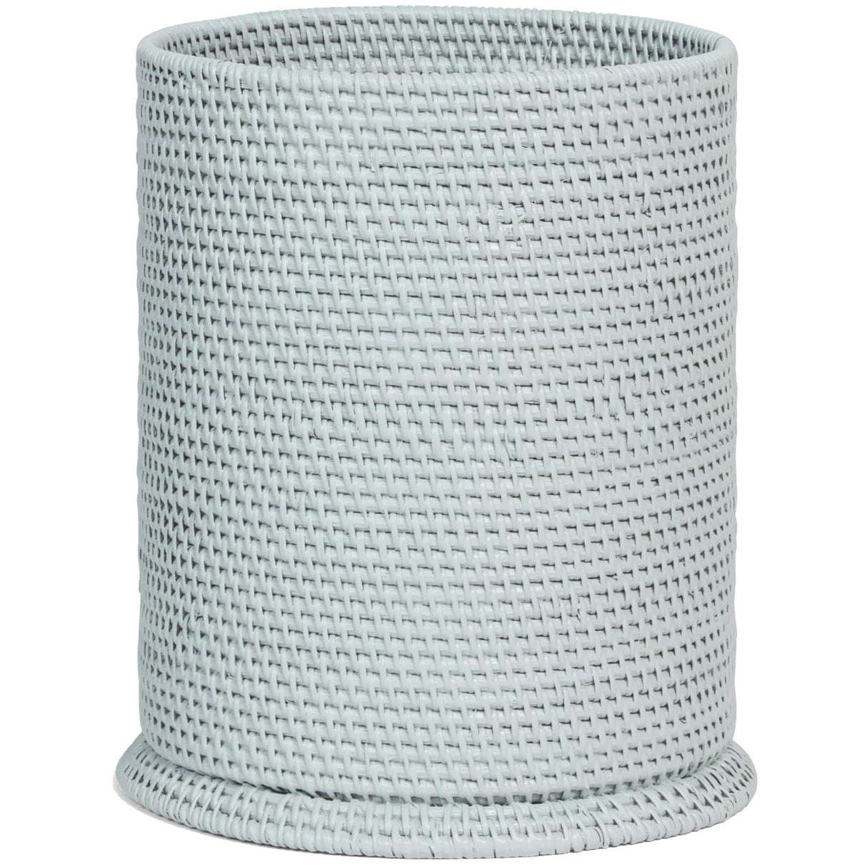 Pigeon & Poodle Dalton Round Wastebasket Bedding and Bath pigeon-poodle-dalton-wastebasket-RND-STR-light-gray