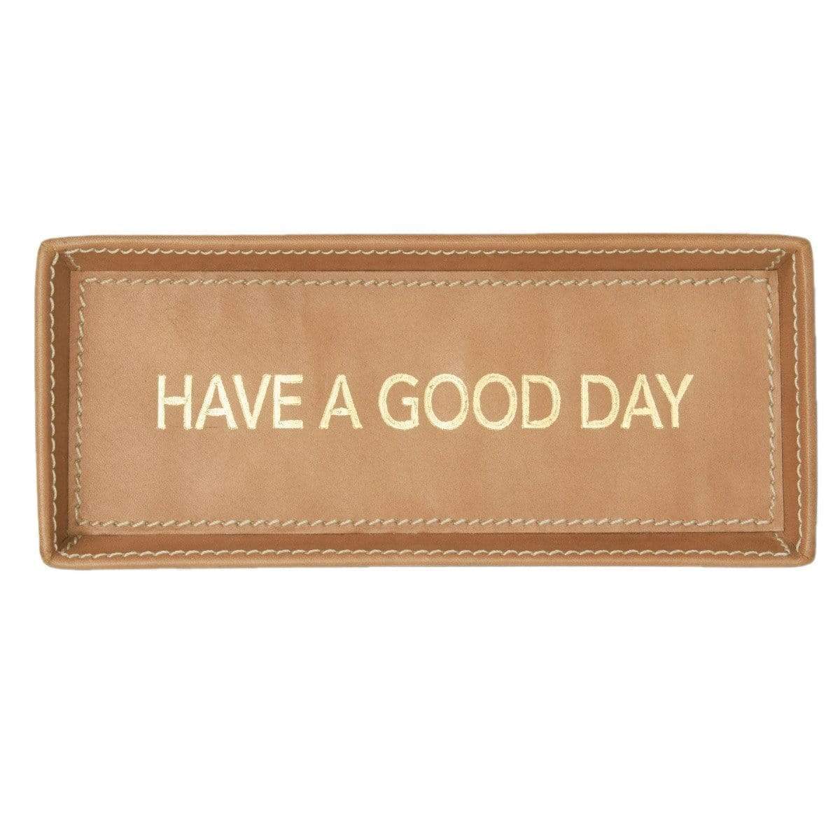 Pigeon & Poodle Decorah Tray - Aged Camel Pillow & Decor pigeon-poodle-03DECO-AC-EHRT