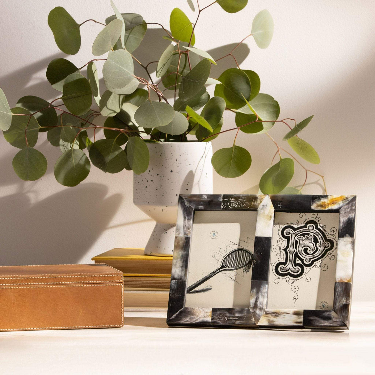 Pigeon & Poodle Essen Double Picture Frame Pillow & Decor