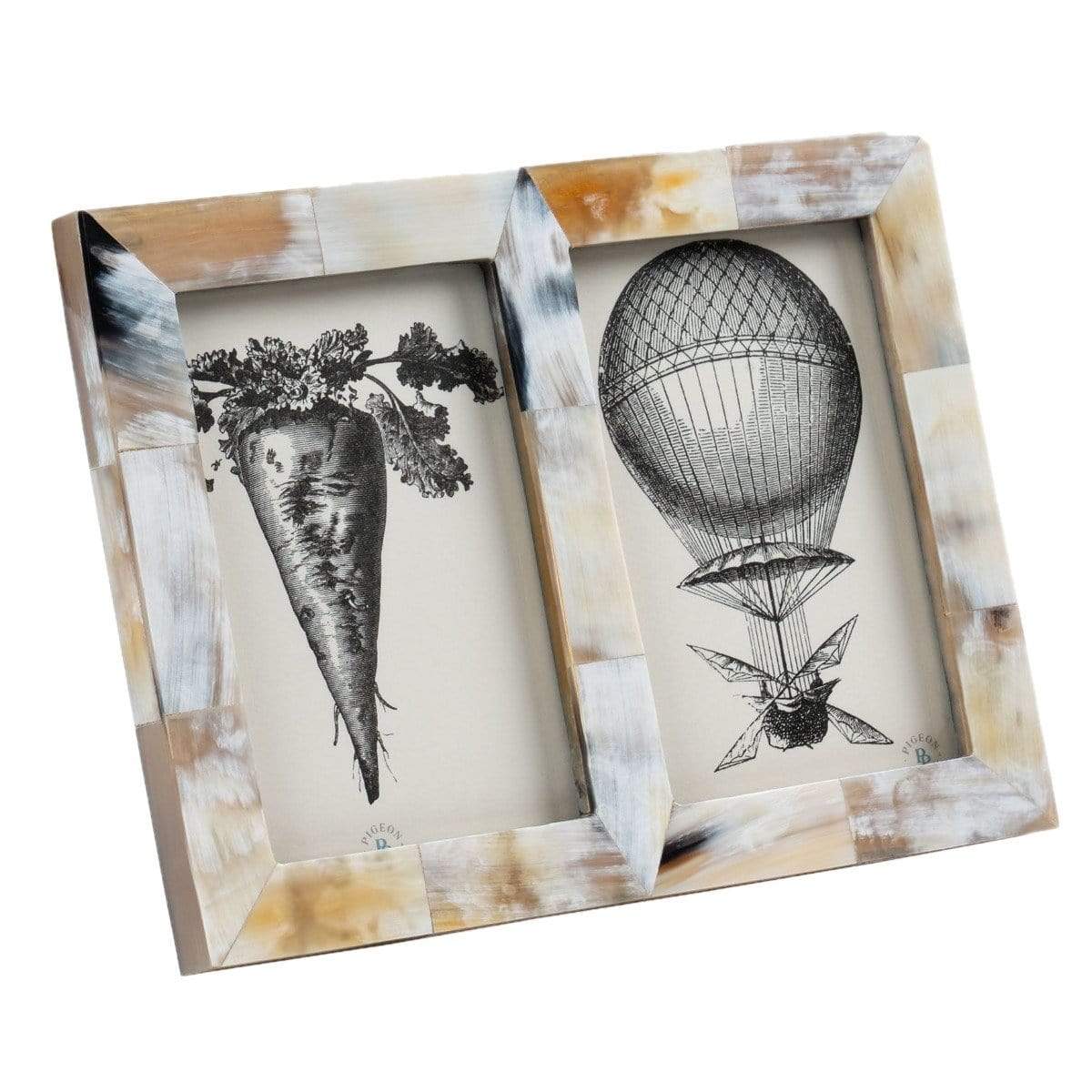 Pigeon & Poodle Essen Double Picture Frame Pillow & Decor pigeon-poodle-02ESSE-NTHN-DB4X6