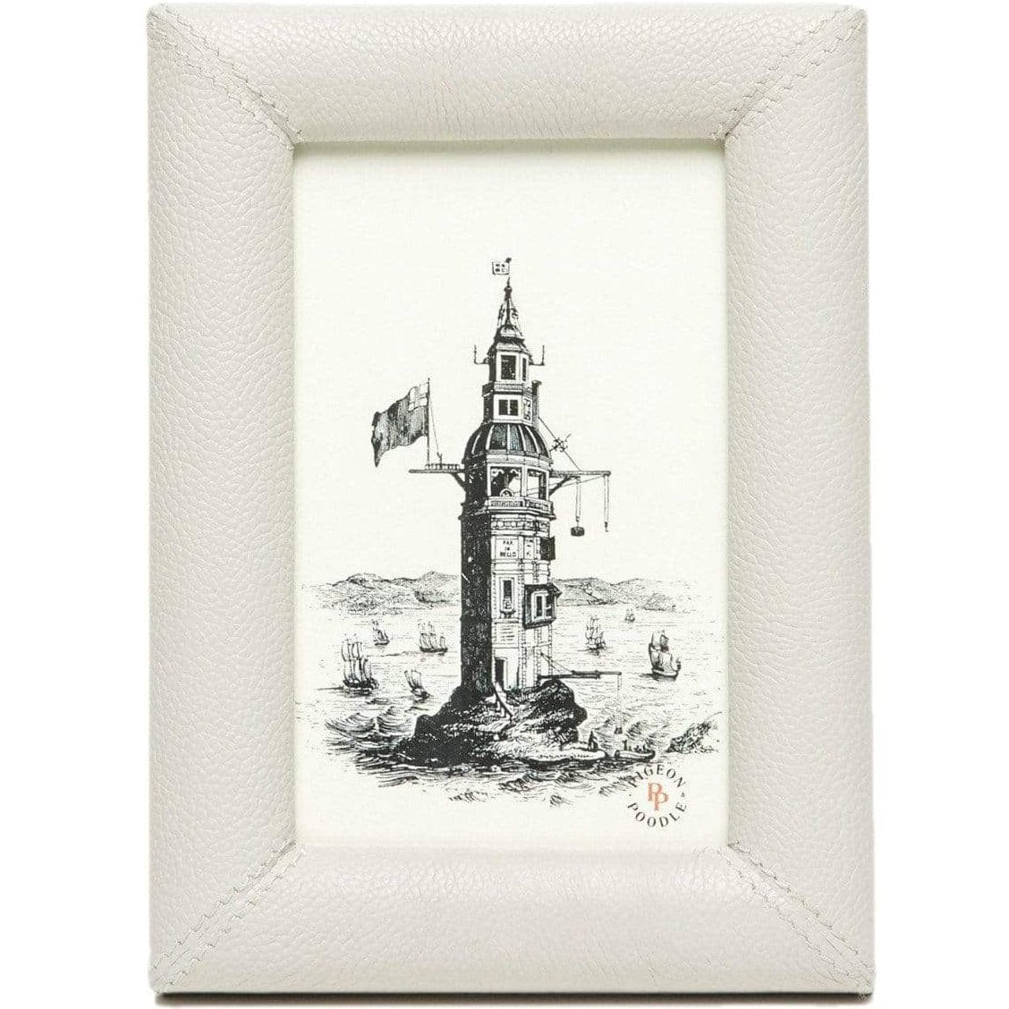 Pigeon & Poodle Eton Picture Frame Pillow & Decor pigeon-poodle-02ETON-GY-4X6 08415971527074