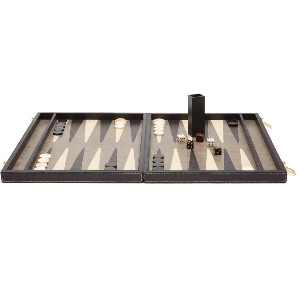 Pigeon & Poodle Grantham Backgammon Set Decor