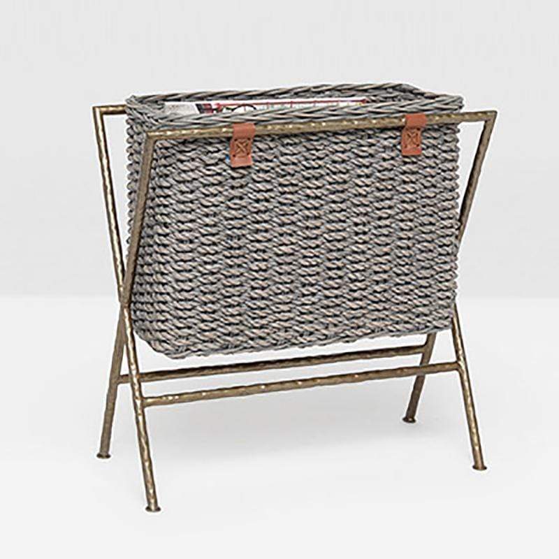 Pigeon & Poodle Hemley Magazine Rack - Gray Decor pigeon-poodle-hemley-gray