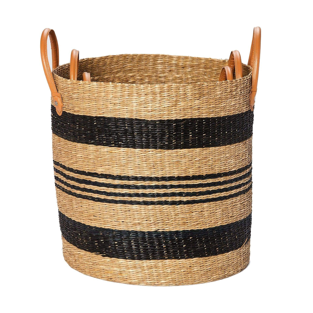 Pigeon & Poodle Hudson Basket - Set of 3 Bedding and Bath pigeon-poodle-05HUDS-BK-BLK