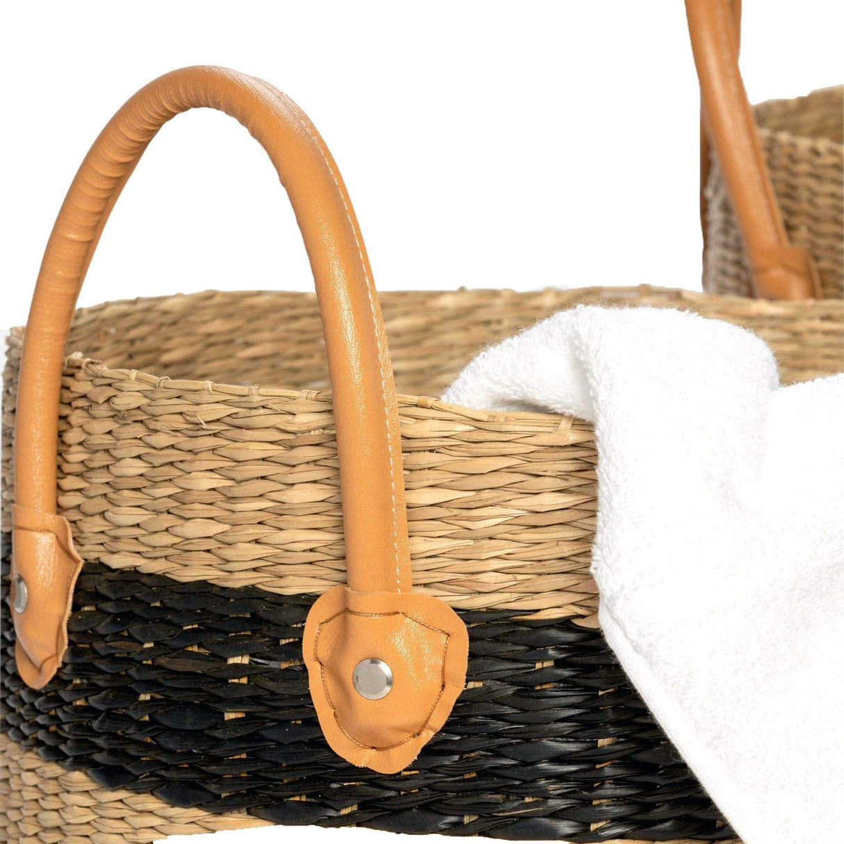 Pigeon & Poodle Hudson Basket - Set of 3 Bedding and Bath pigeon-poodle-05HUDS-BK-BLK