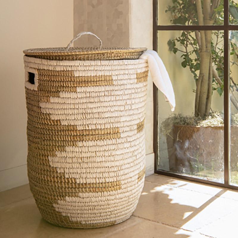 Pigeon & Poodle Jelsa Hamper Decor pigeon-poodle-jelsa