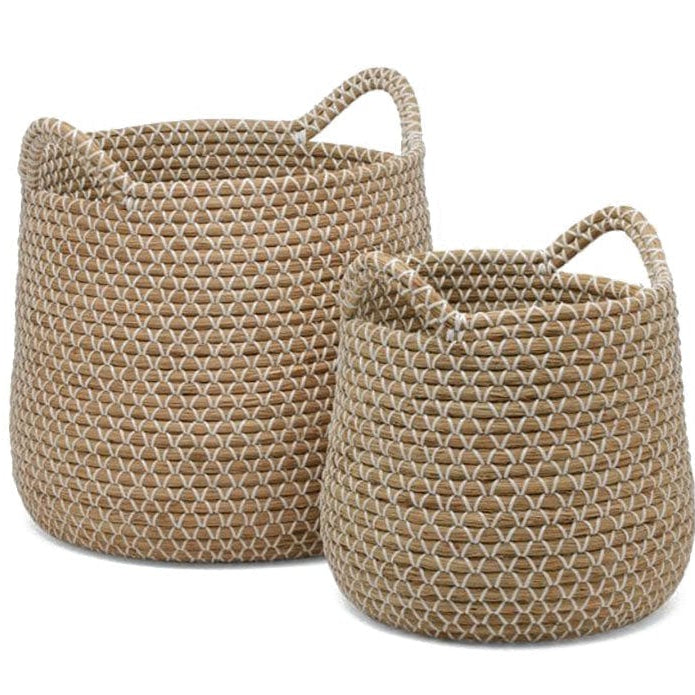 Pigeon & Poodle Kendari Nesting Baskets (Set of 2) Pillow & Decor pigeon-poodle-PP KENDARI