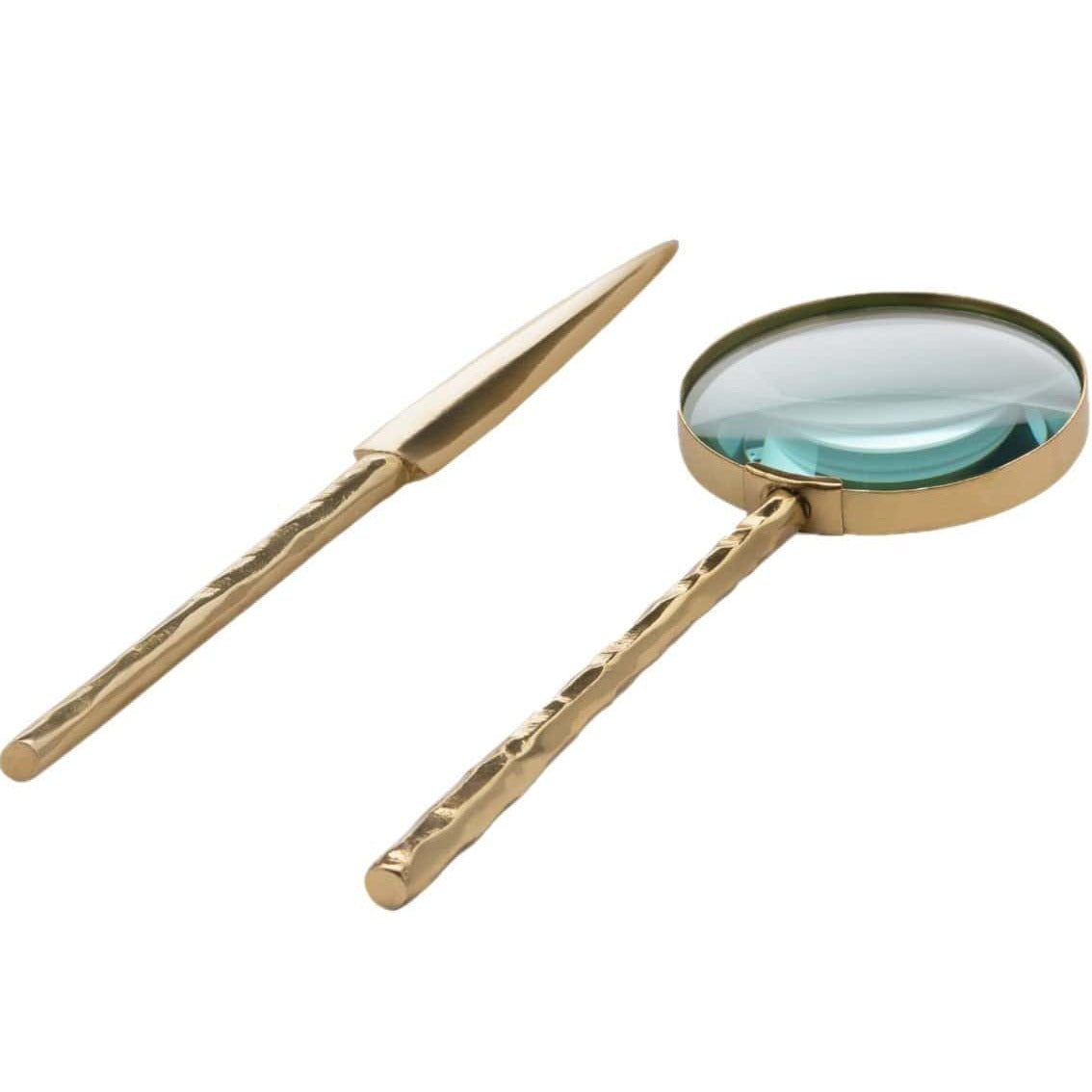 Pigeon & Poodle Lublin Magnifying Glass and Letter Opener Set Pillow & Decor