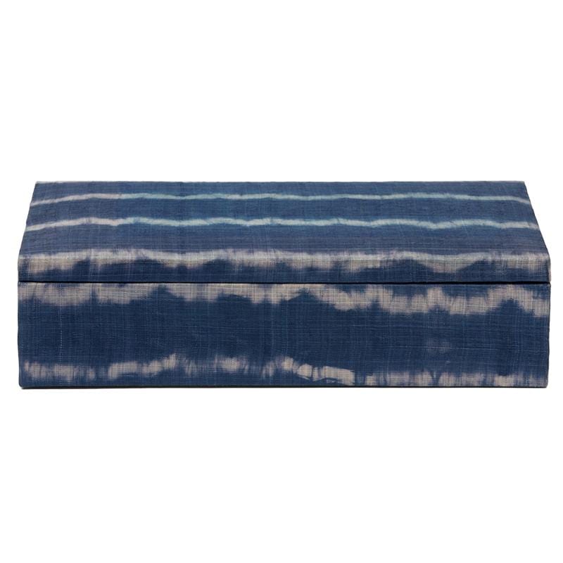 Pigeon & Poodle Maili Large Box - Blue Tie Dye Pillow & Decor pigeon-poodle-maili-large-box-blue-tie-dye