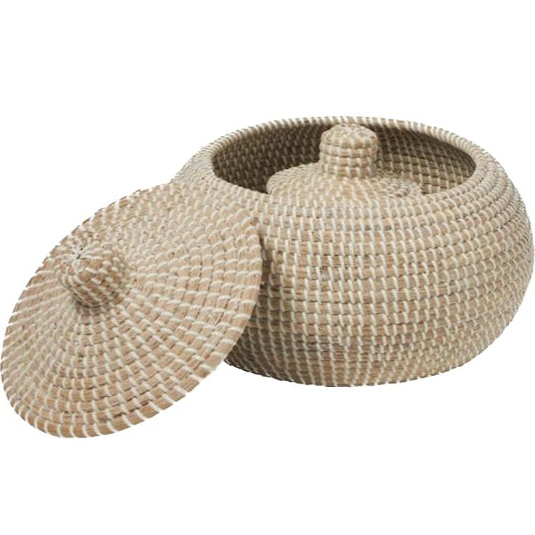 Pigeon & Poodle Roslyn Round Basket Set Pillow & Decor pigeon-poodle-