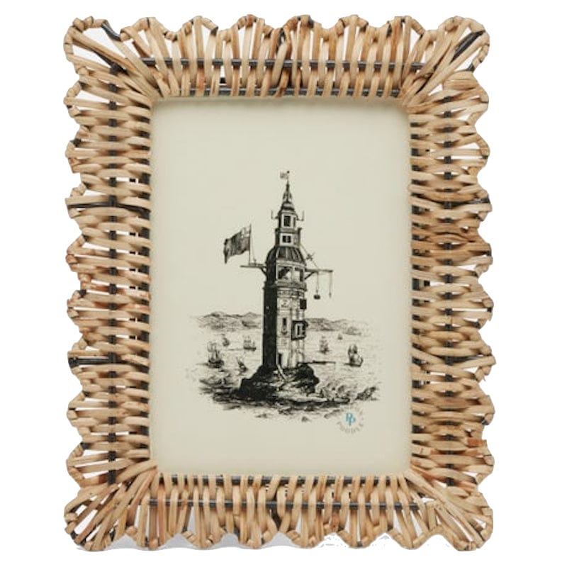 Pigeon & Poodle Sevona Picture Frame Pillow & Decor pigeon-poodle-02SEVO-NAT-5X7