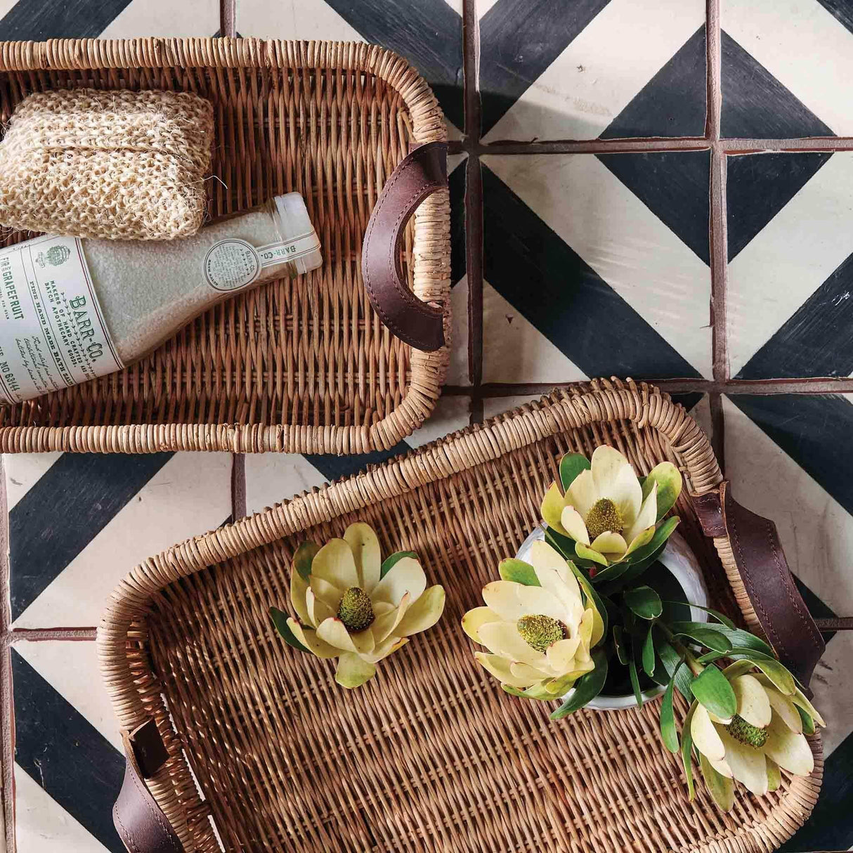 Pigeon & Poodle Yakima Rectangular Baskets - Set of 2 Pillow & Decor pigeon-poodle-05YAKI-RTLG-NT