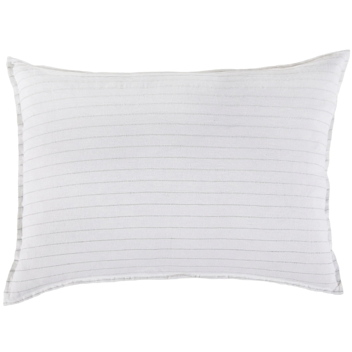 Pom Pom at Home Blake Duvet - White/Ocean Bedding and Bath pom-pom-O-0180-WO-12