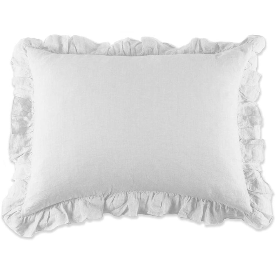 Pom Pom at Home Charlie Big Pillow - White Pillow & Decor pom-pom-O-0900-W-20