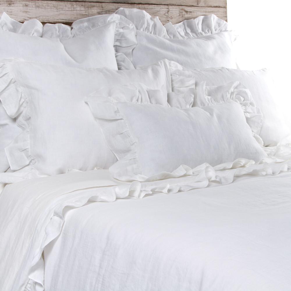 Pom Pom at Home Charlie Duvet - White Bedding and Bath