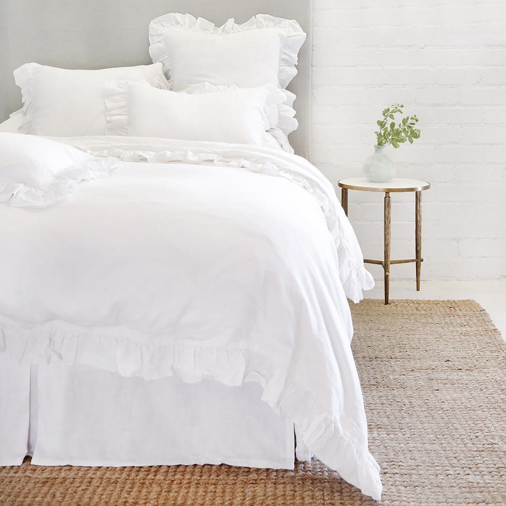 Pom Pom at Home Charlie Duvet - White Bedding and Bath