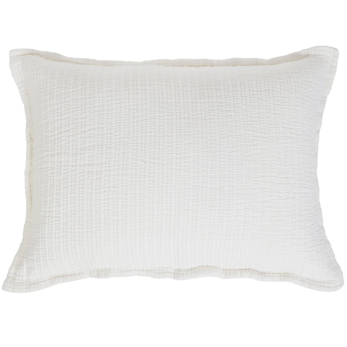 Pom Pom at Home Chatham Matelasse Blanket Bedding pom-pom-chatham-standard-sham-cream