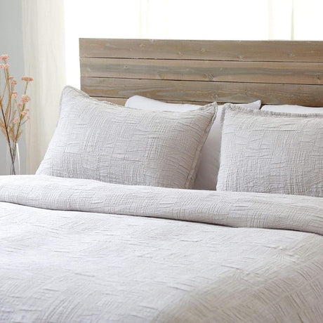 Pom Pom at Home Harbour Matelasse Coverlet - Taupe Bedding and Bath