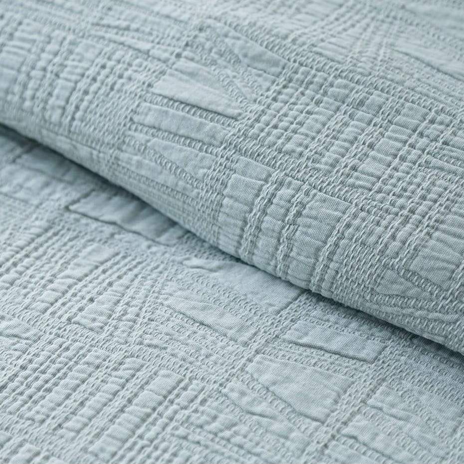 Pom Pom at Home Harbour Matelasse Coverlet - Taupe Bedding and Bath