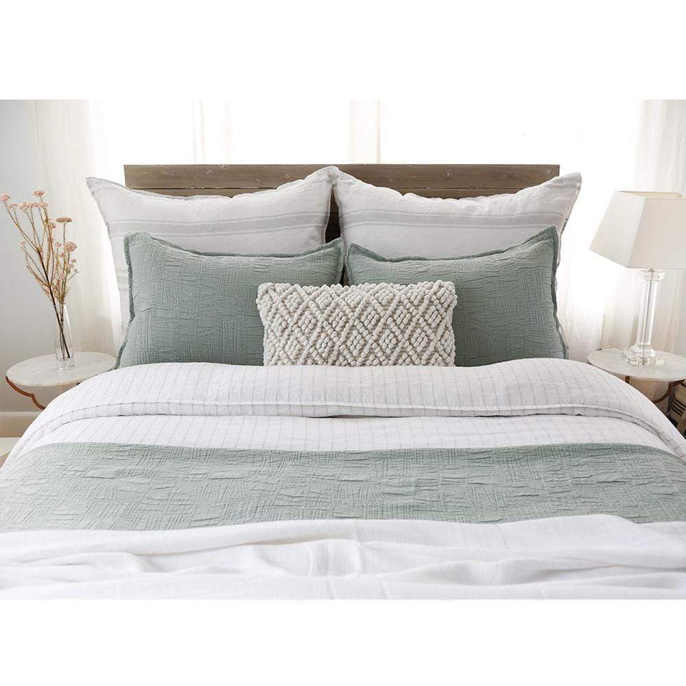 Pom Pom at Home Harbour Matelasse Coverlet - Taupe Bedding and Bath