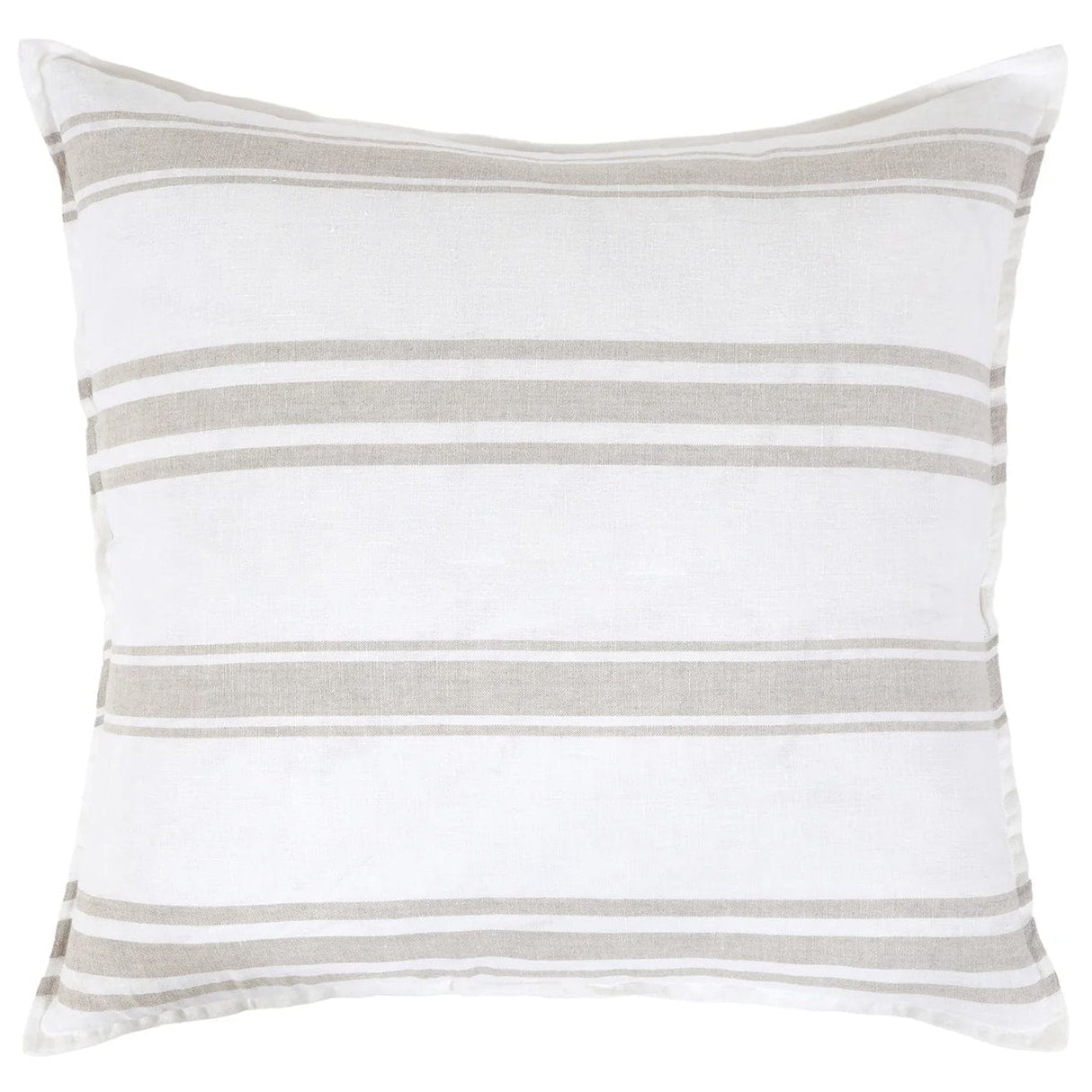 Pom Pom at Home Jackson Euro Sham Pillow & Decor pom-pom-jackson-euro-sham-white-natural