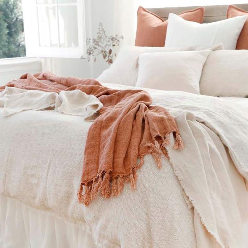 Pom Pom at Home Logan Duvet - Terra Cotta Bedding and Bath