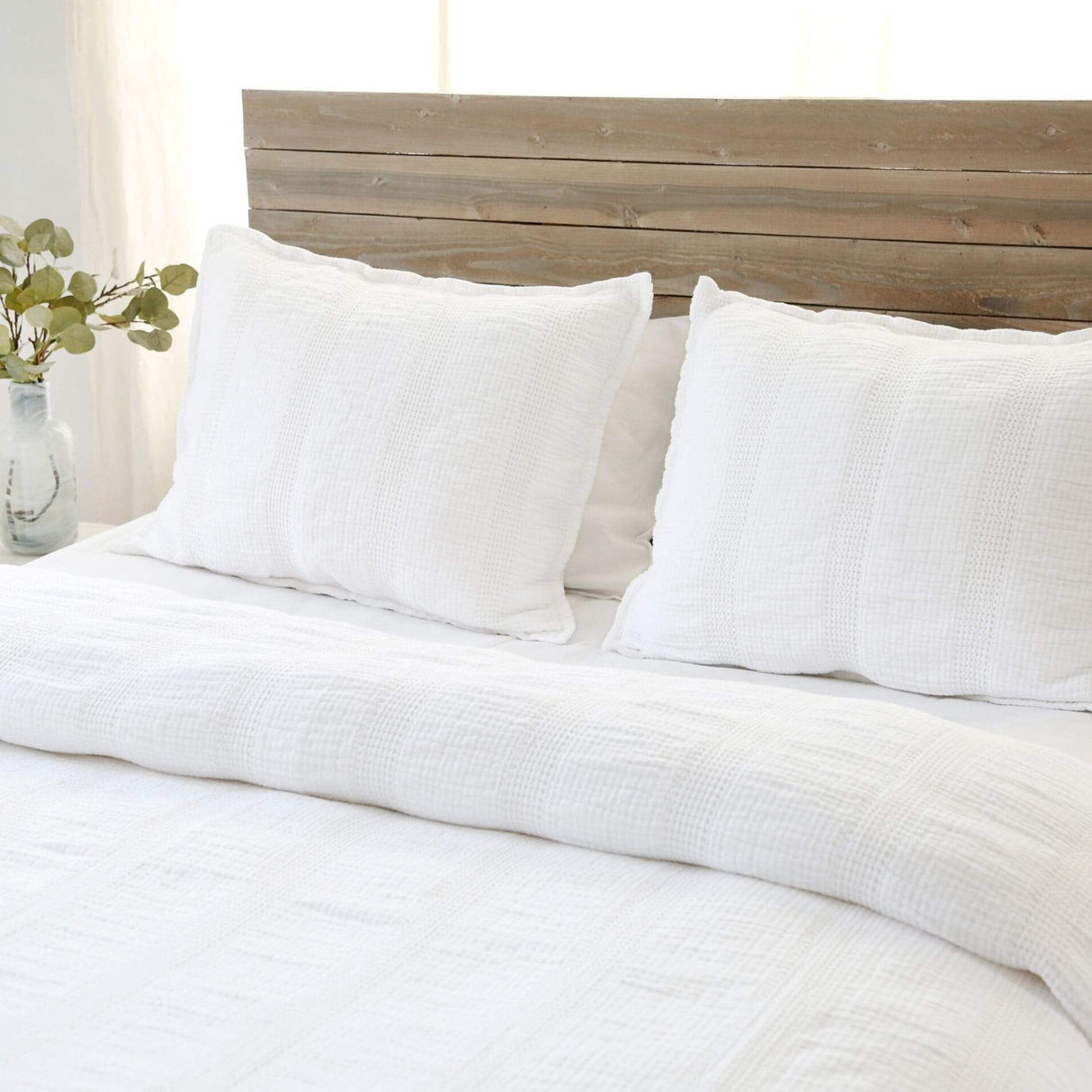 Pom Pom at Home Nantucket Matelasse - White Bedding and Bath