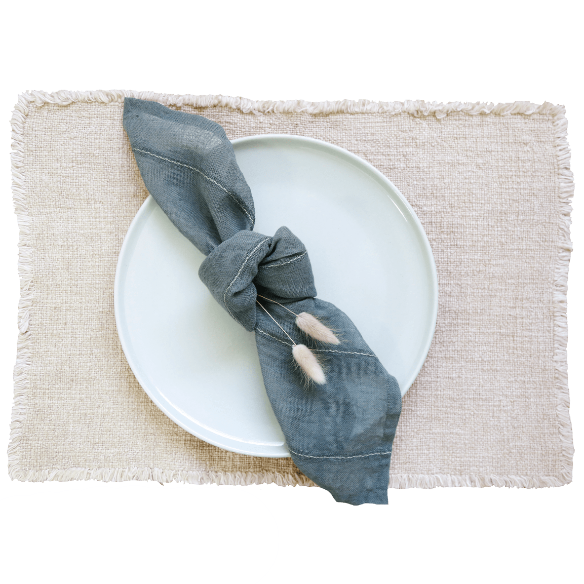 Pom Pom at Home Oakville Placemat (Set of 4) Pillow & Decor pom-pom-JC-9600-BL-19