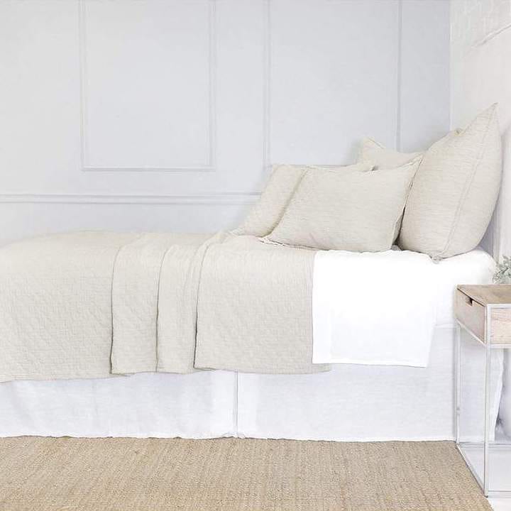 Pom Pom at Home Ojai Matelasse Coverlet - White Bedding and Bath