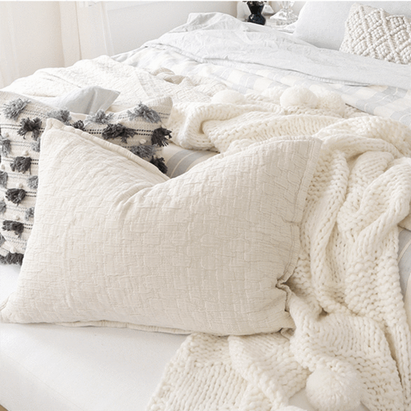 Pom Pom at Home Ojai Matelasse Coverlet - White Bedding and Bath
