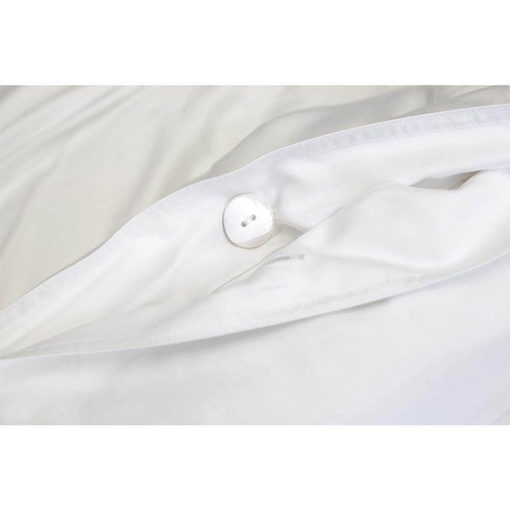 Pom Pom at Home Parker Bamboo Duvet Set - White Bedding and Bath