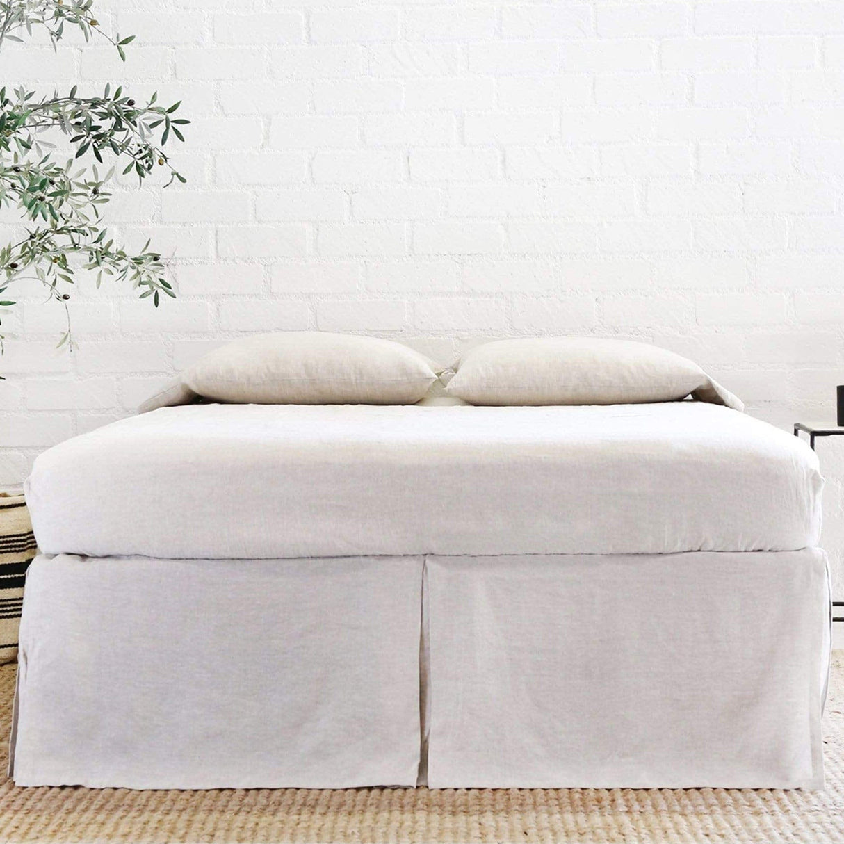 Pom Pom at Home Pleated Linen Bedskirt Bedding and Bath
