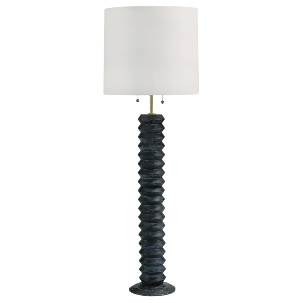 Regina Andrew Accordion Floor Lamp - Ebony Lighting regina-andrew-14-1018EB 844717025723
