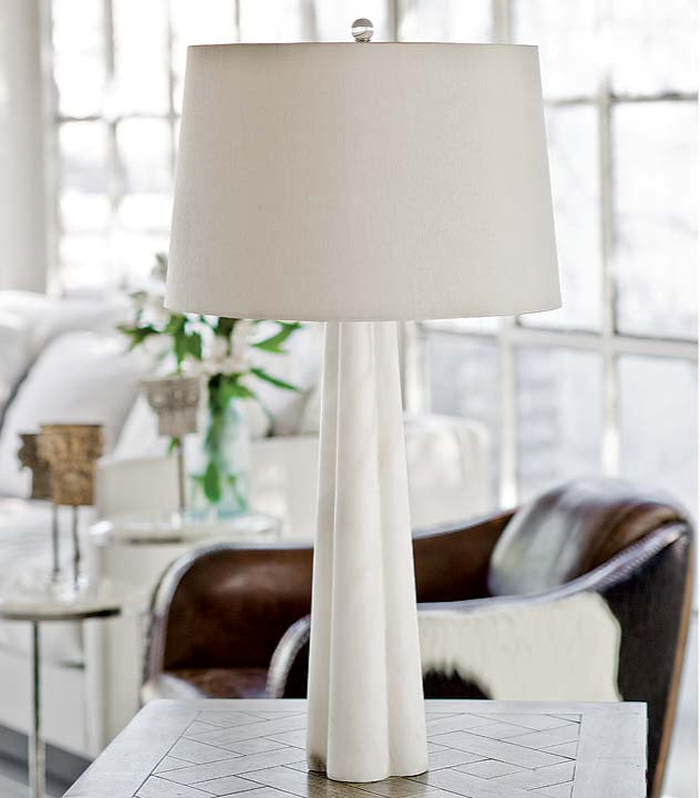 Regina Andrew Alabaster Quatrefoil Lamp - Large Lighting regina-andrew-13-1038 844717014437