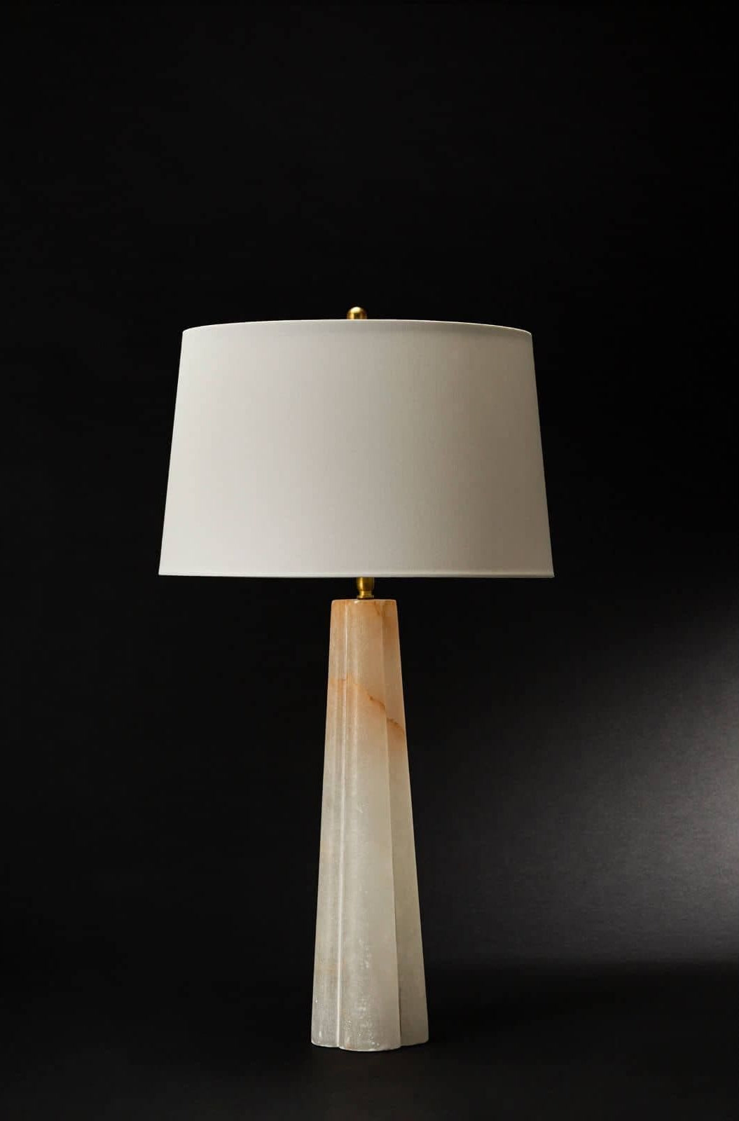 Regina Andrew Alabaster Quatrefoil Lamp - Large Lighting regina-andrew-13-1038 844717014437