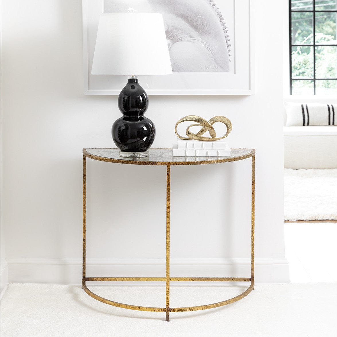 Regina Andrew Anastasia Demilune Furniture regina-andrew-30-1163GLD