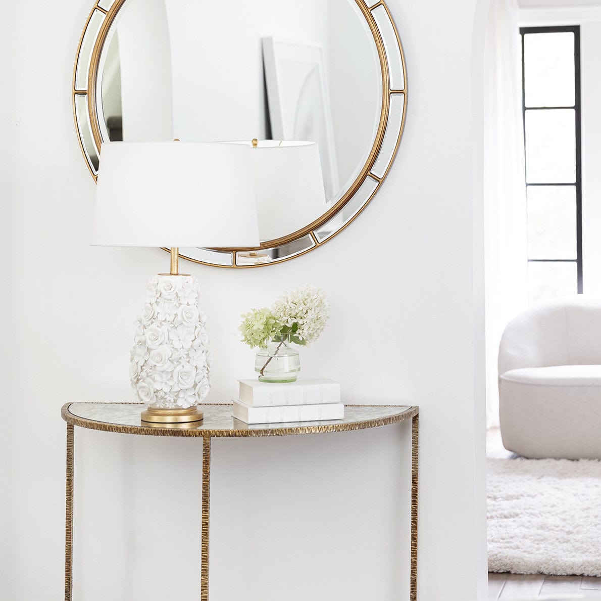 Regina Andrew Anastasia Demilune Furniture regina-andrew-30-1163GLD