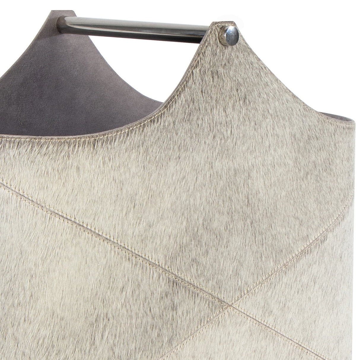 Regina Andrew Andres Hair on Hide Basket Pillow & Decor regina-andrew-20-1464GRY 844717033667