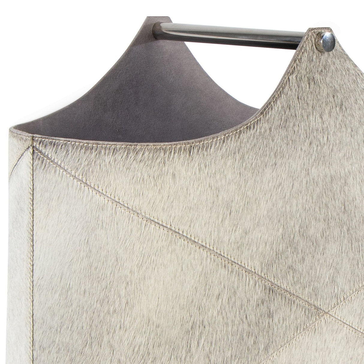 Regina Andrew Andres Hair on Hide Basket Pillow & Decor regina-andrew-20-1464GRY 844717033667