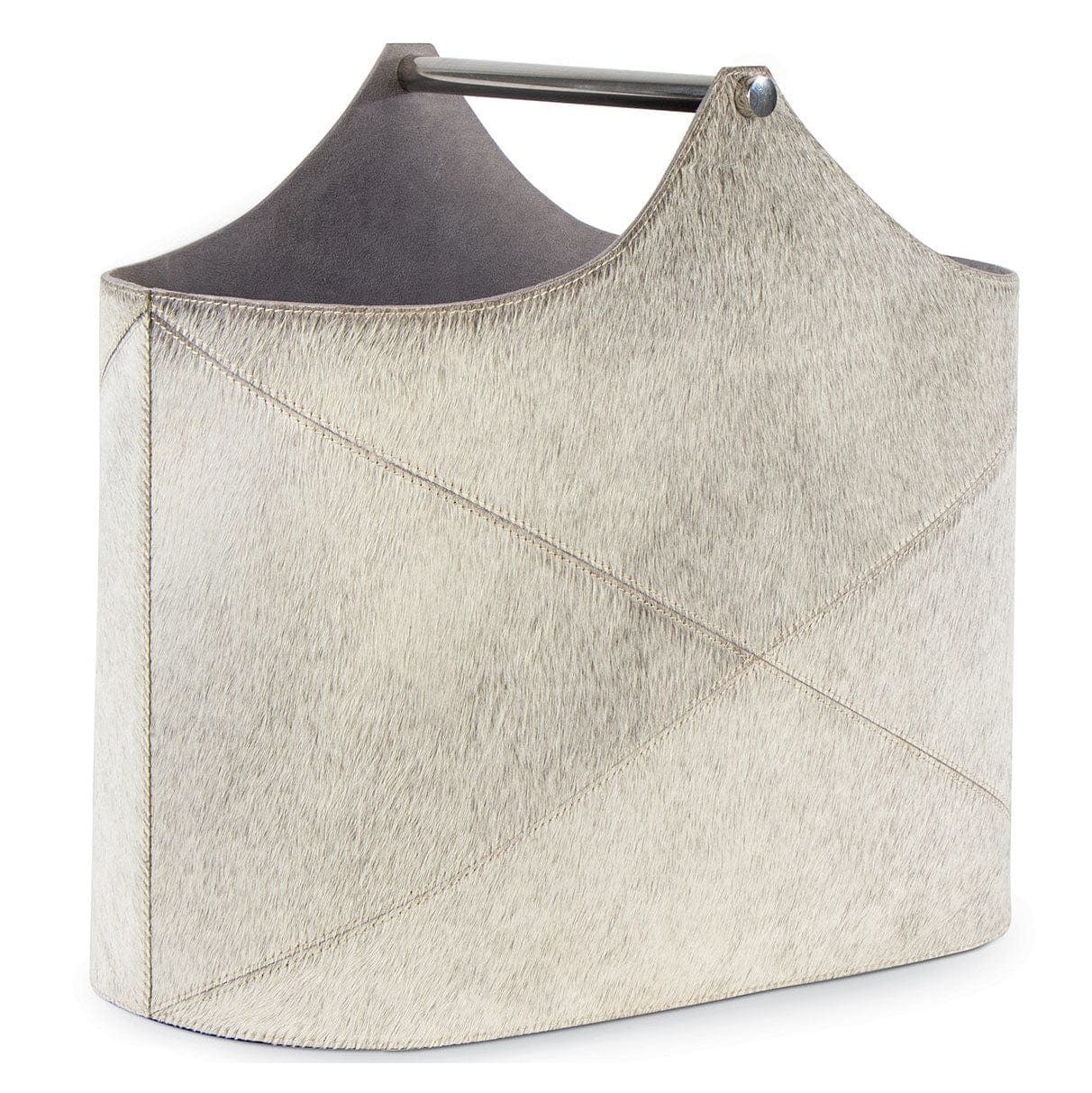 Regina Andrew Andres Hair on Hide Basket Pillow & Decor regina-andrew-20-1464GRY 844717033667