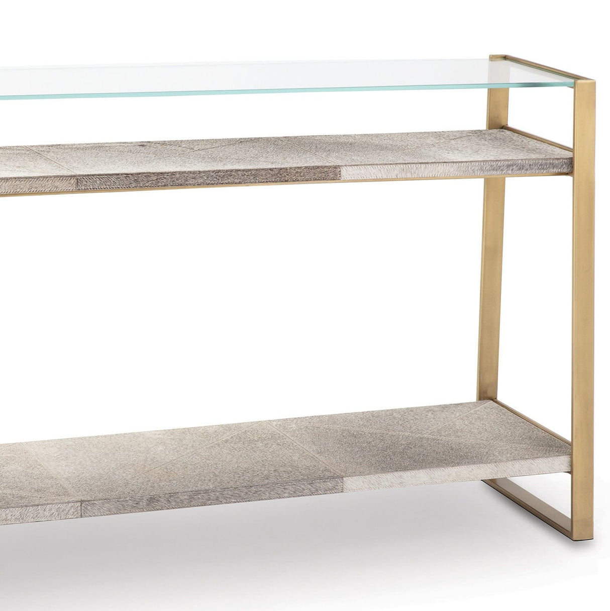 Regina Andrew Andres Hair on Hide Console Furniture