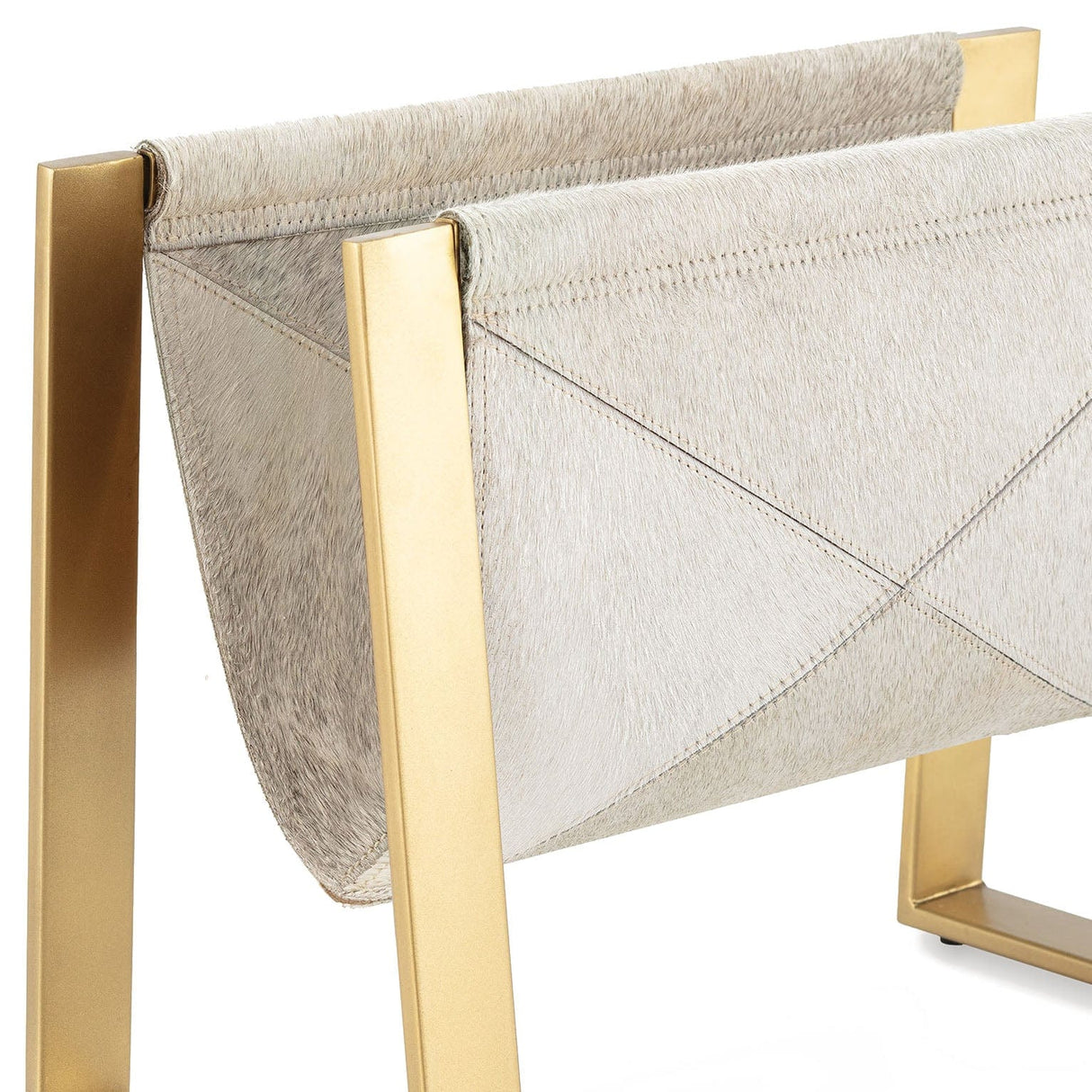 Regina Andrew Andres Hair on Hide Magazine Rack Pillow & Decor