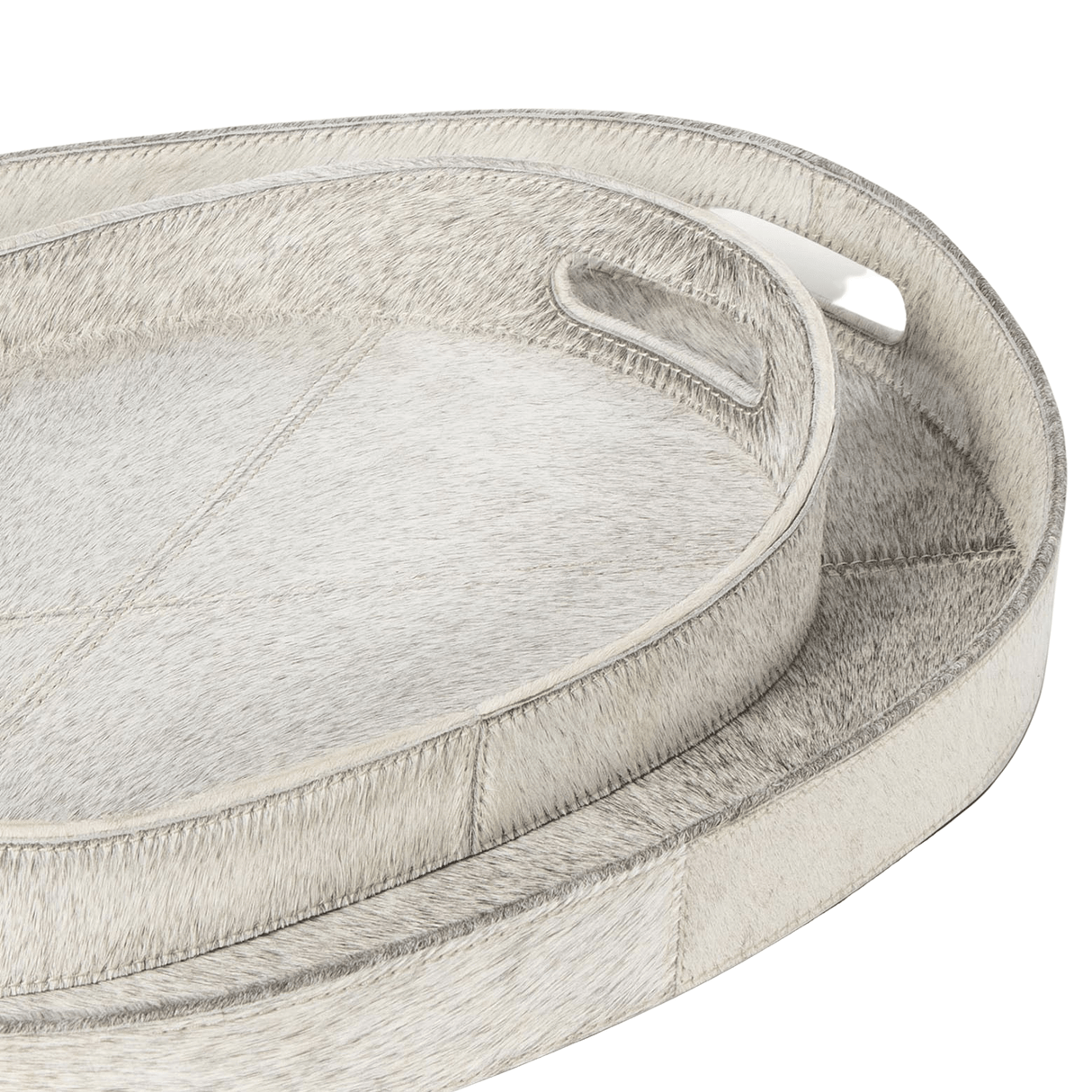 Regina Andrew Andres Hair on Hide Tray Set Pillow & Decor regina-andrew-20-1463GRY 844717033650