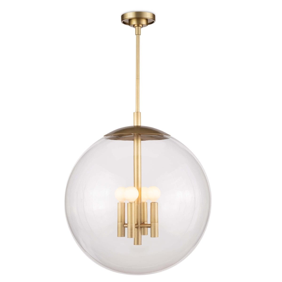 Regina Andrew Cafe Pendant - Natural Brass Lighting